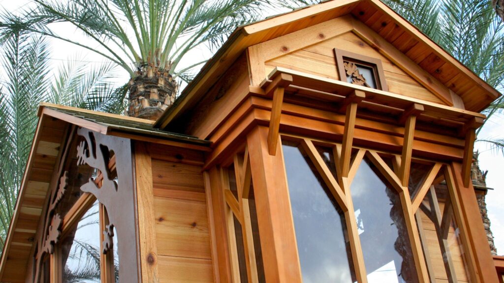 Montering af vinduer i træhus